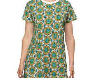 Mandala T-shirt Dress