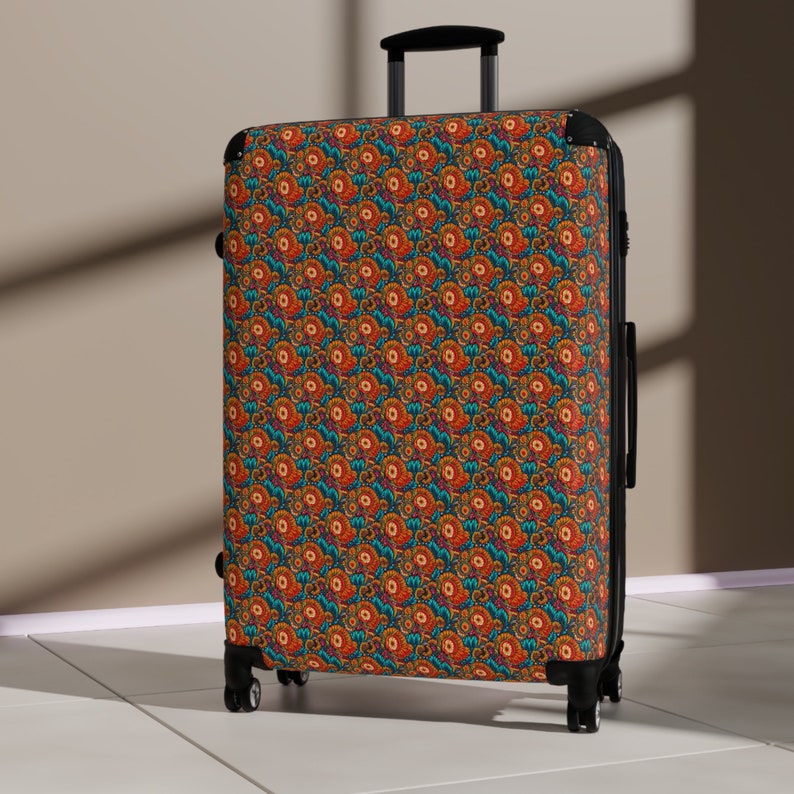 Gypsy Patterned Suitcase zdjęcie 3