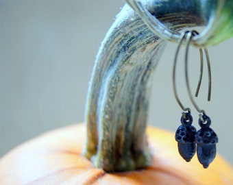 Rustic Acorn Earrings Choose Ear Wires at Checkout