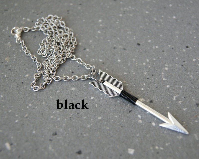 関税送料込 ARROW ネックレス Silver Arrow Necklace, Wire Wrapped Arrow Pendant, Choose