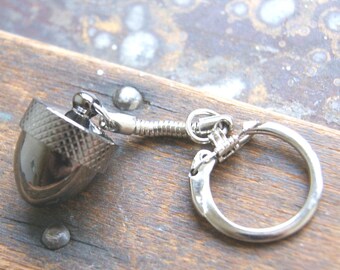 Acorn Canister Locket Key Chain, Choose Color at Checkout