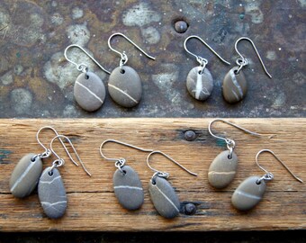Wishing Stone Earrings with Stainless Steel Earwires, Choose Stones at Checkout