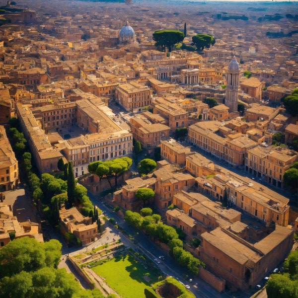 Antike Stadtansicht von Rom