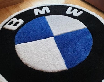 Tapis capitonné à logo de voiture