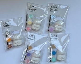 Kit de pintura de yeso para niños: ¡Pinta tu propio capibara! / Kit de manualidades DIY para fiestas / Capibara de pie para pintar