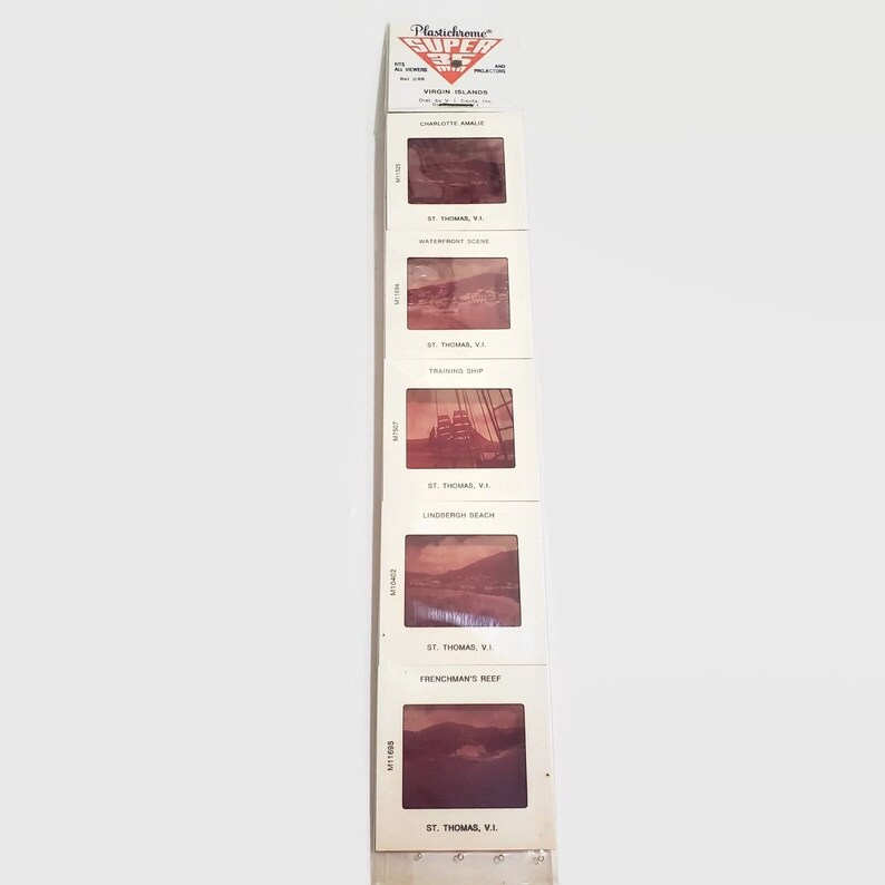 Plastichrome Super 35mm Virgin Islands Sepia Slides Lot of 8 image 4