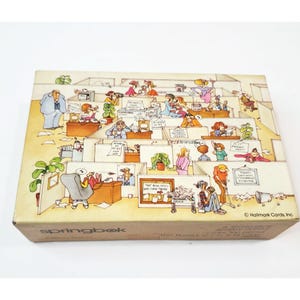 Springbok Hallmark Our Amaze-ing Office 100 pc Puzzle Vintage