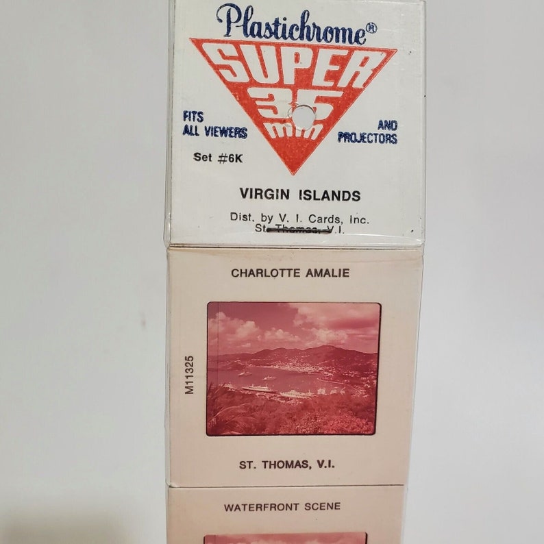 Plastichrome Super 35mm Virgin Islands Sepia Slides Lot of 8 image 5