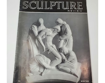Vintage National Sculpture Review Winter 1960-61