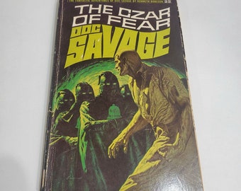 Le tsar de la peur Doc Savage de Kenneth Robeson Bantam Books # 22 1968