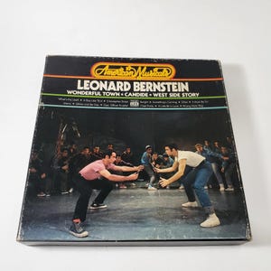 Leonard Bernstein American Musicals Candide West Side Storey 3 Cassette Box Set