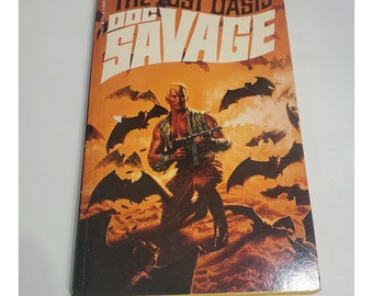 L'oasis perdue Doc Savage de Kenneth Robeson Bantam Books # 6 1975