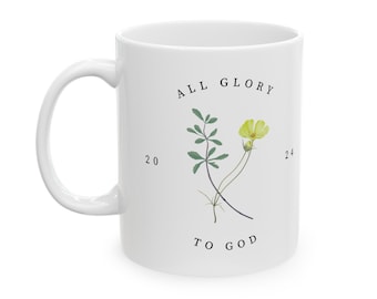 Glory To God Mug, 11oz