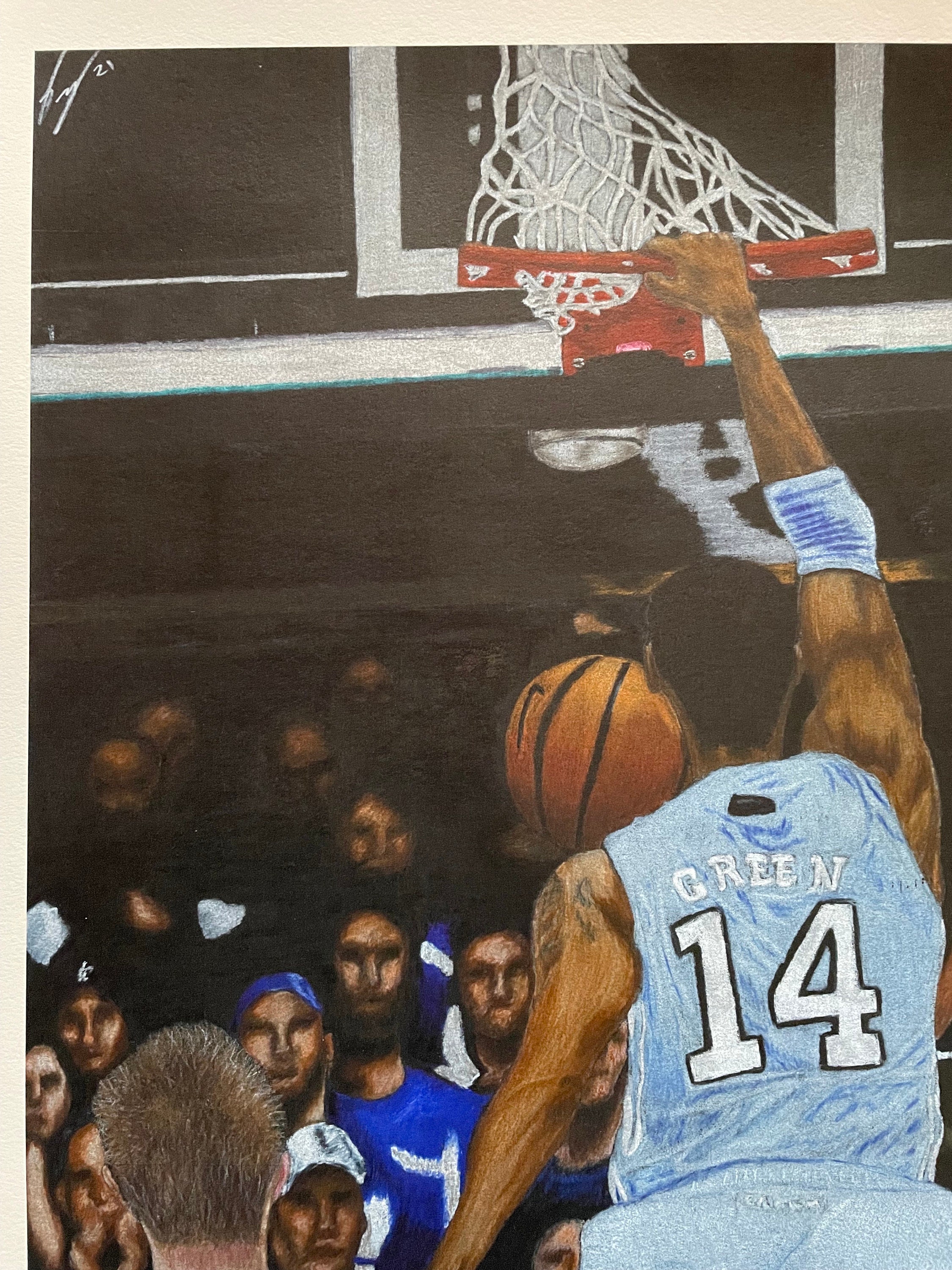Danny Green Dunk Over Greg Paulus Etsy