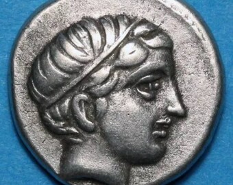 Ancient Greek coin Silver tetrobol-Macedon Philip II-circa 323-315 A.D