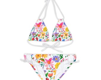 Ensemble bikini à bretelles Chic Elegance - Maillots de bain de luxe pour femme