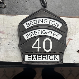 Custom Fire Helmet Shield