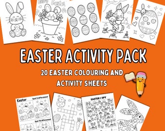 Pack de 20 activités de Pâques à imprimer