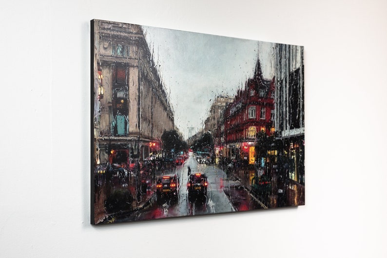 Original Painting Print Oxford street James Condon image 5