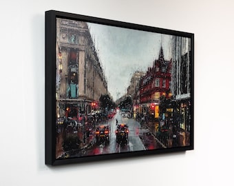 Impression de peinture originale - Oxford street - James Condon
