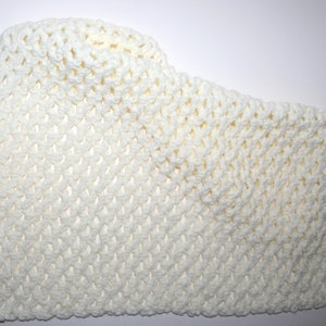Easy Crochet Baby Blanket Pattern: Reversible Afghan, 3 Sizes (PDF Download)