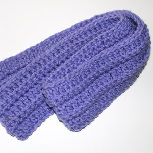 Kids Ribbed, Chunky Scarf Pattern 3 sizes Easy Beginner Crochet Digital Pattern PDF Instant Download by Stitcherydoo