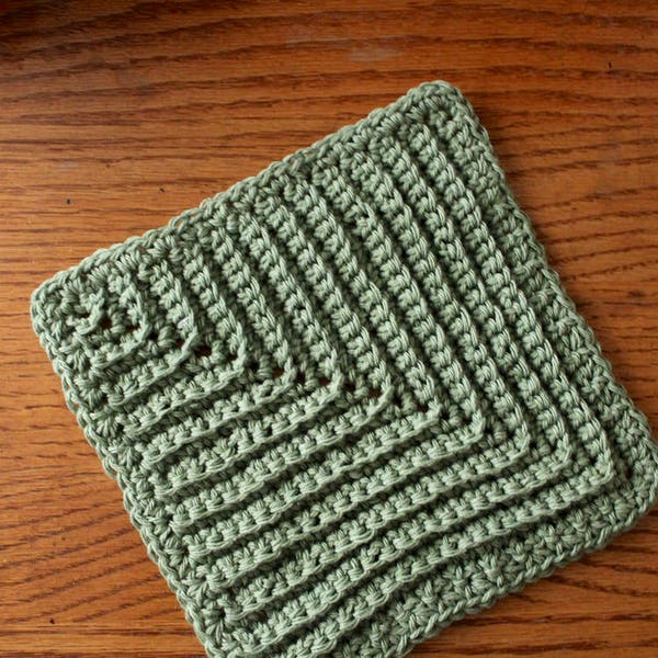 Crochet Dishcloth Pattern Textured Easy ~ Beginner Pattern UK Conversion Use your favorite size crochet hook Instant Download PDF