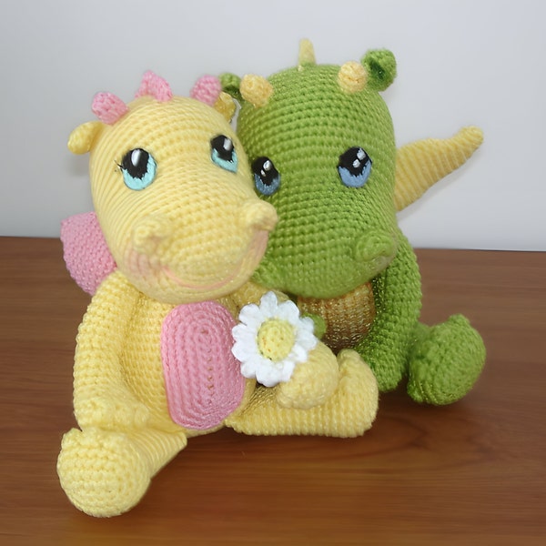 Crochet Pattern: Cozy Amigurumi Dino Toy - Digital Download Pattern -  Crochet Dinosaur - crocheting