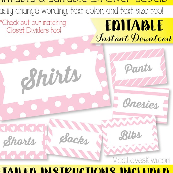 Nursery Drawer Organizer Etsy