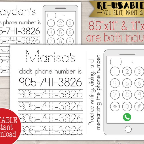 Printable Name Writing Worksheet Editable Handwriting Print - Etsy