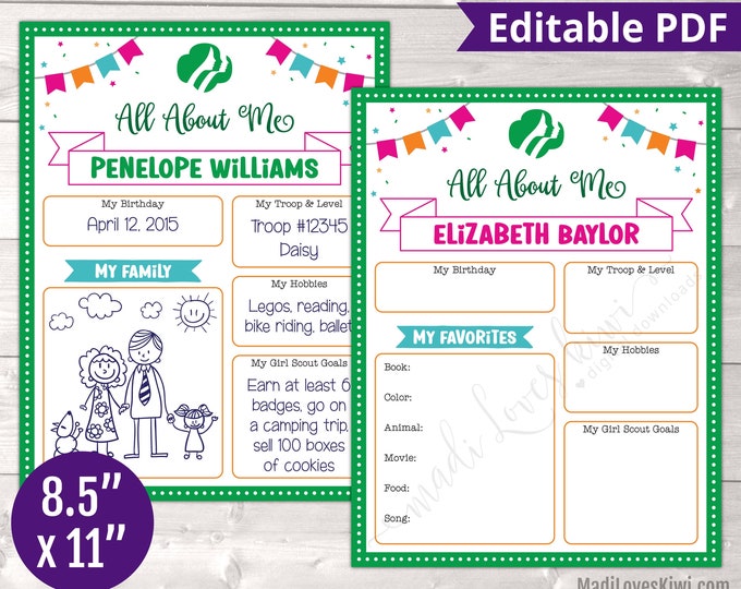 Printable Girl Scout Troop Meeting Agenda Template, Meeting Notes