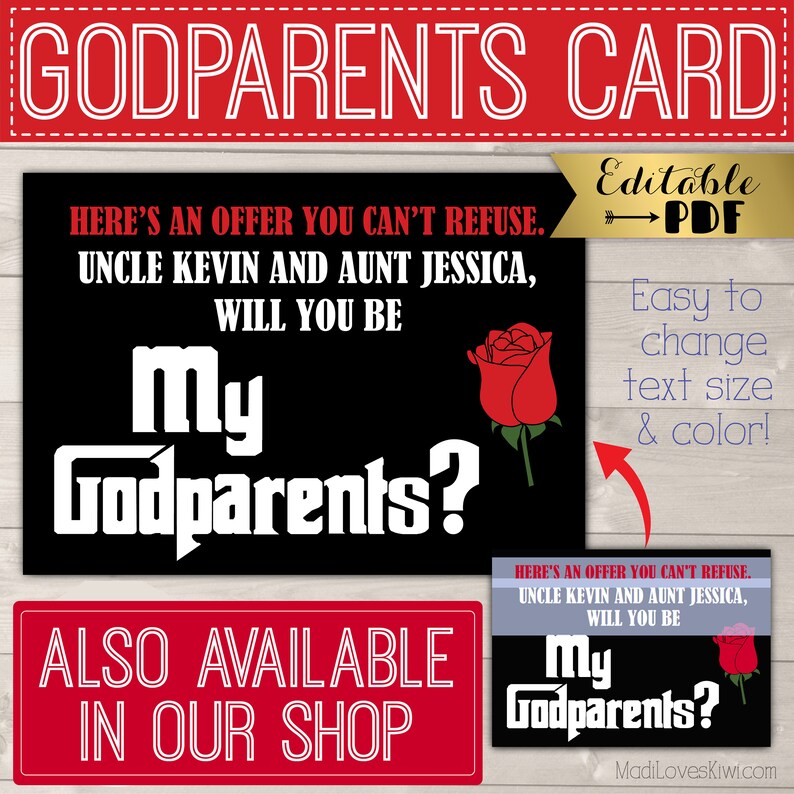 Printable Will You Be My Godfather Card Personalized God Etsy Canada Printable Will You Be My Godfather Card Personalized God Etsy Canada