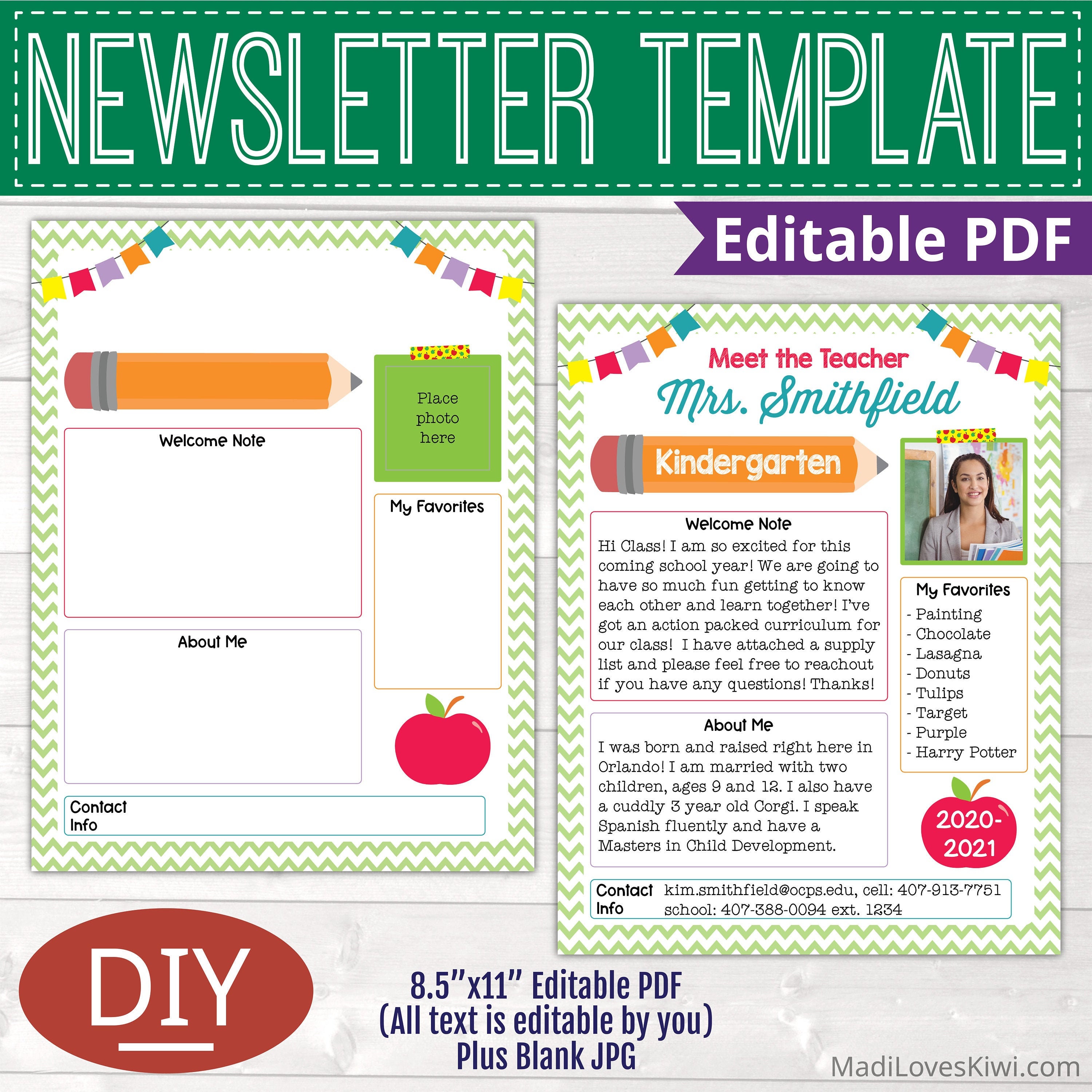 Editable Meet the Teacher Template Printable Letter Etsy Editable Meet the Teacher Template Printable Letter Etsy
