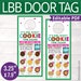LBB Girl Scout Cookie Door Hanger with QR Code, Printable Menu Sign, Editable Order Form Price List, Digital Donation Instant Download Gift