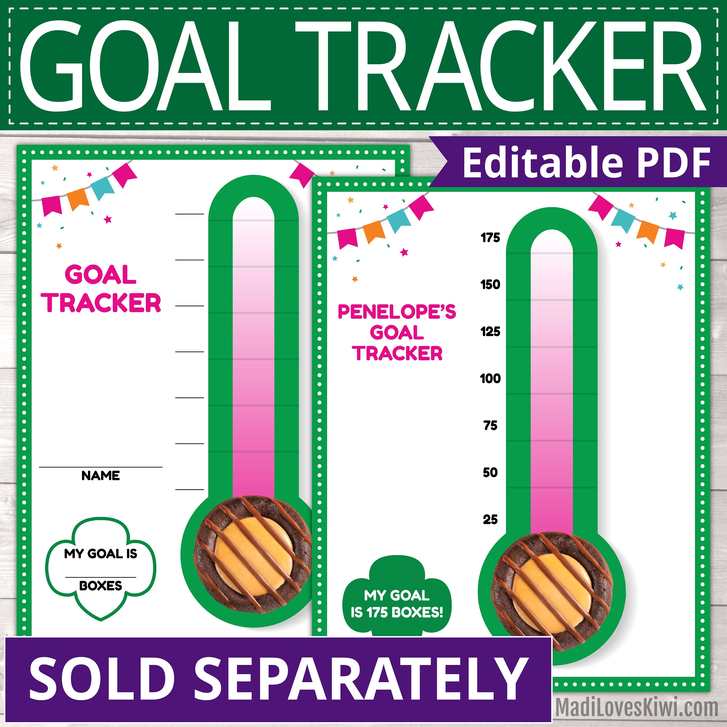 2022 ABC Girl Scout Cookie Order Form Printable Editable Menu Etsy