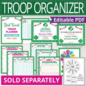 Personalized Printable Girl Scout Fall Product Flyer With QR Code ...
