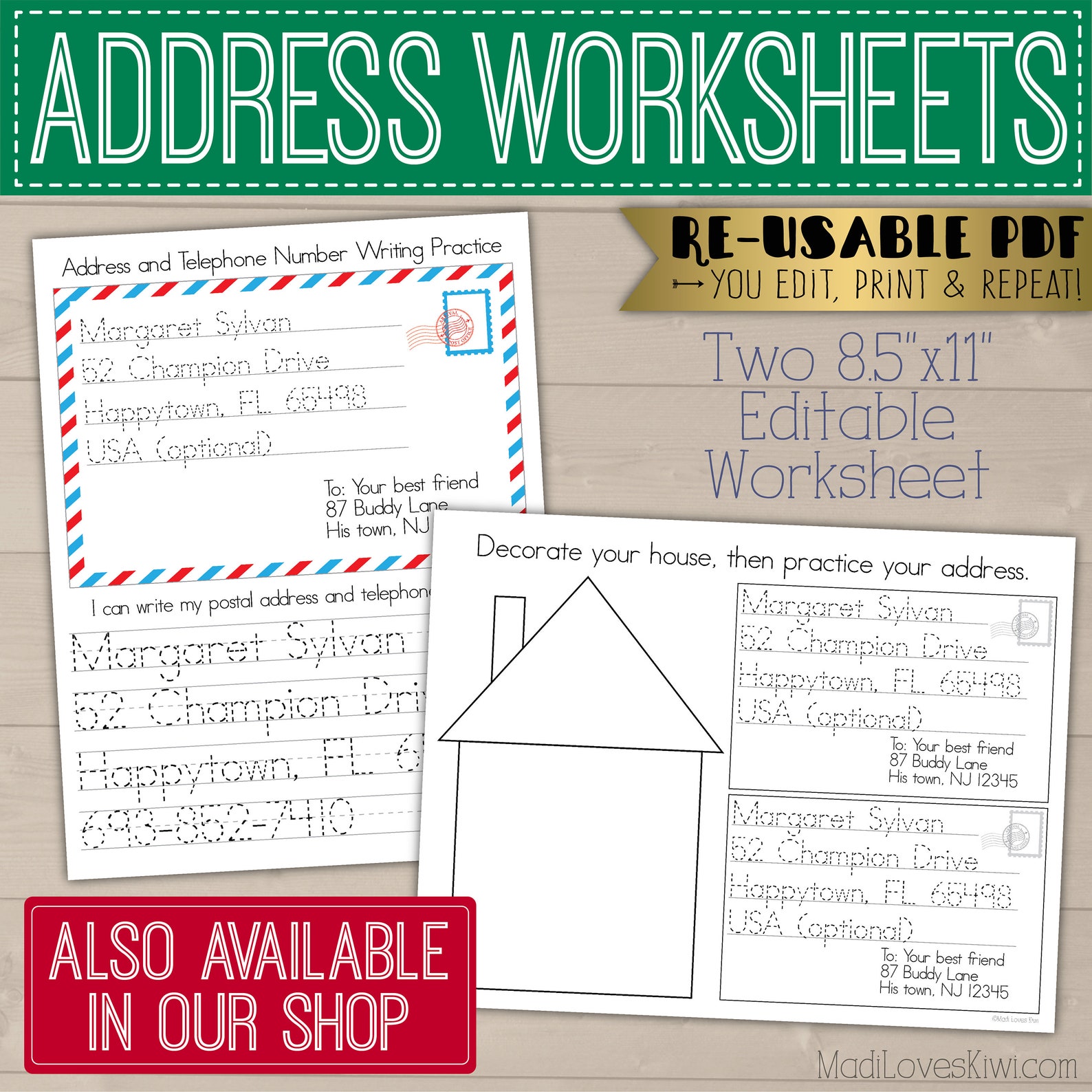 Editable Name Writing Worksheet Printable Handwriting Print | Etsy