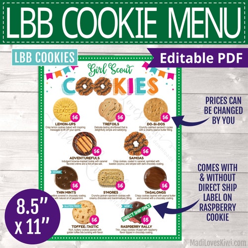 Drive Thru Cookie Booth Sign Instant Download Girl Scout - Etsy