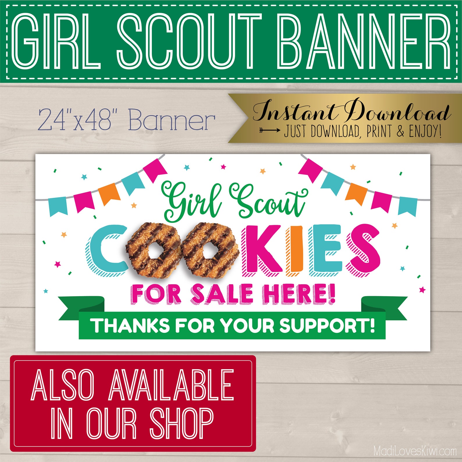 Printable Girl Scout Donation Sign for Hometown Hero Donate - Etsy ...