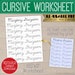 Cursive Name Writing Worksheet, Editable Script Handwriting Practice ...