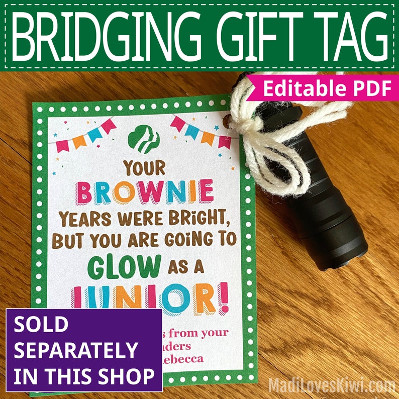Editable Scout Bridging Certificate for All Levels Daisy Brownie Junior Cadet, Printable Ceremony Girl Troop Leader Instant Download DIY image 4