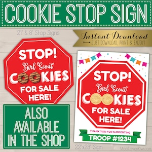 EDITABLE Girl Scout Cookie Thank You Note, Printable Order Sales Receipt, Troop Leader Instant Download, Booth Seller Card with Contact Info image 5