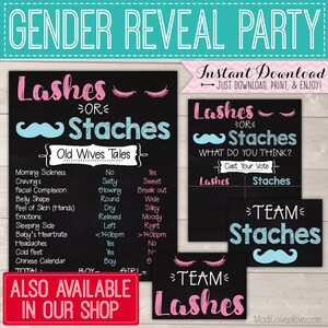 Touchdowns or Tutus Gender Reveal Party Decor Ideas, Old Wives Tales Sign Chalkboard Printable, Football Poster Decoration Digital Download image 7