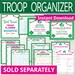 Printable Girl Scout Promise &amp; Law Bookmark, Editable Coloring Page ...