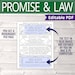Printable Girl Scout Promise &amp; Law Bookmark, Editable Coloring Page ...