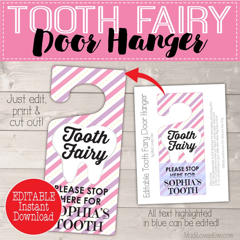 letter from tooth fairy letters kit teeth tracker pdf etsy