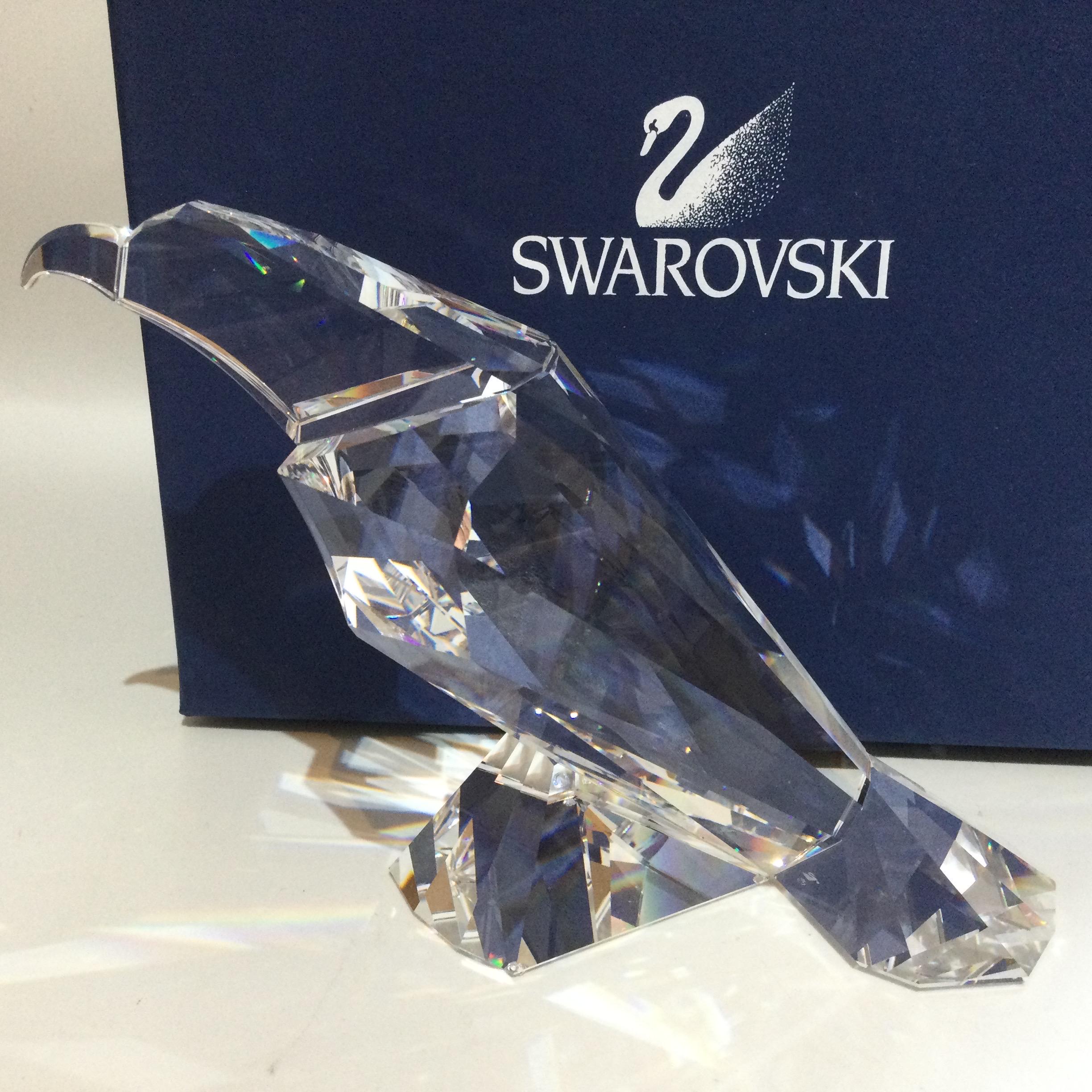 Swarovski Crystal Figurines Eagle - Etsy
