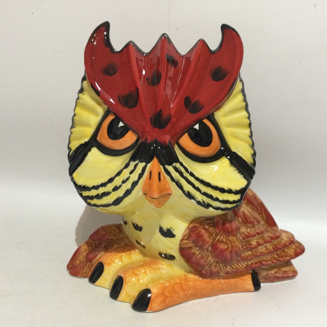 LORNA BAILEY Large OWL Figurine - Etsy