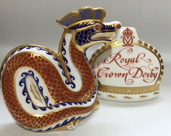 Royal Crown Derby DRAGON Paperweight