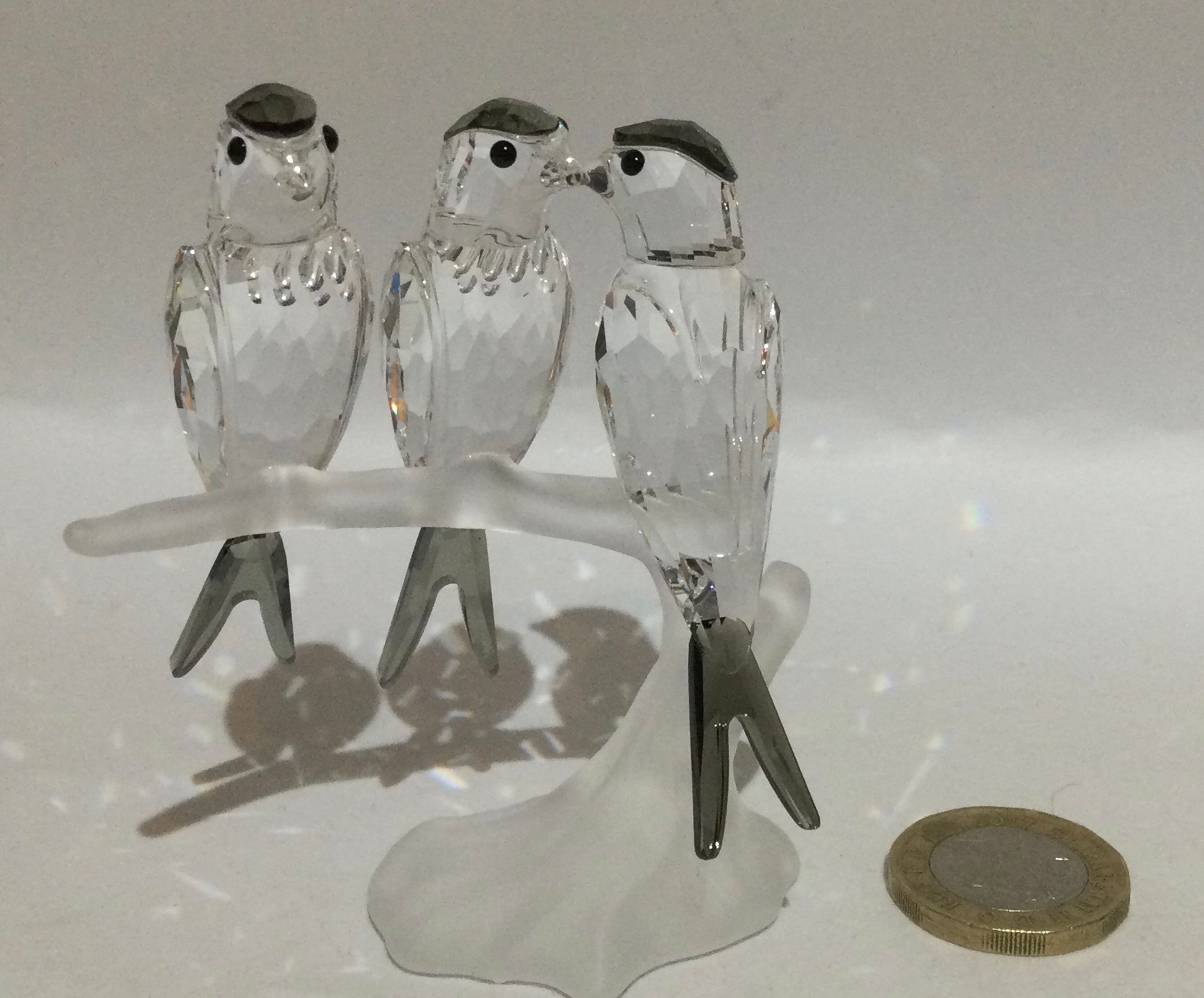 スワロフスキー　置物　ツバメ スワロフスキー SWAROVSKI クリスタルフィギュア フィギュリン